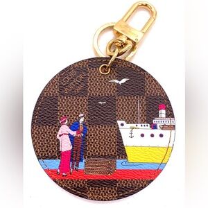Louis Vuitton Damier Ebene Translatlantic Bag Charm